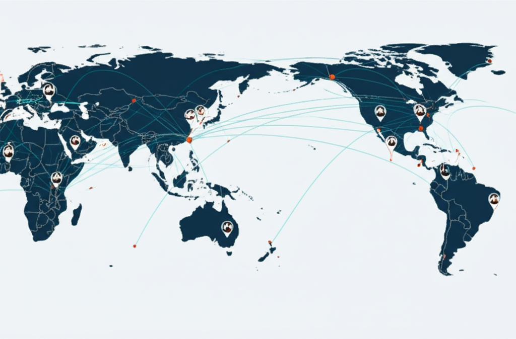 AsiaLink Global Presence Map